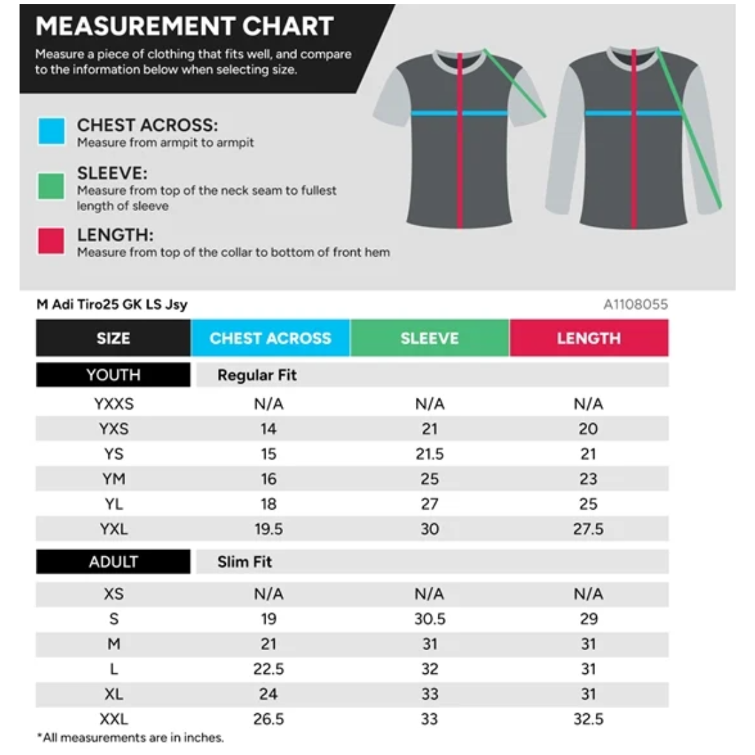 Goalkeeper Top - Adult/Youth