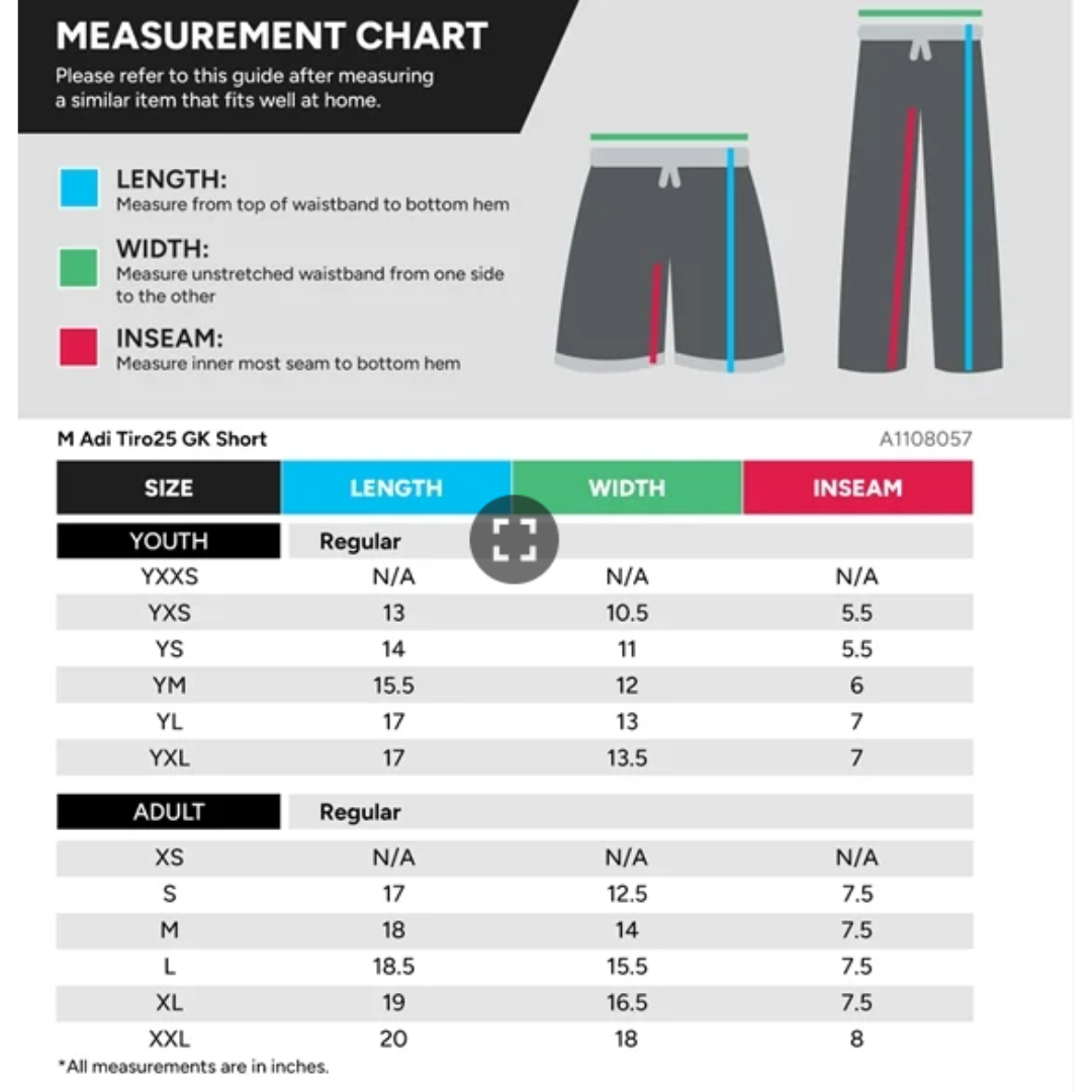 Goalkeeper Shorts - Adult/Youth